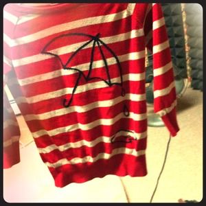 Forever 21 striped umbrella sweater.