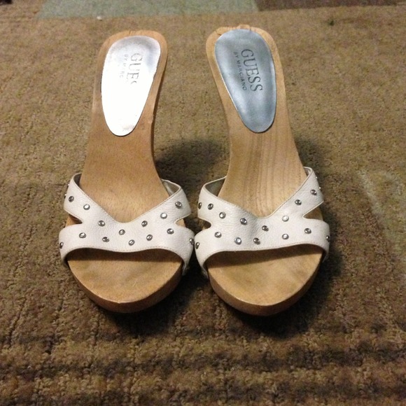 White guess heels