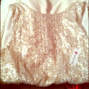 Off white sequin dress!