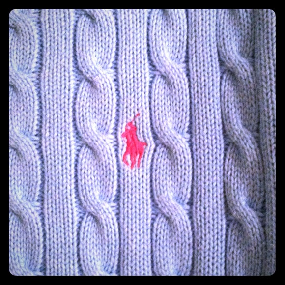 Ralph Lauren Short-Sleeve Cable Sweater