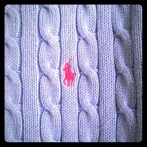 Ralph Lauren Short-Sleeve Cable Sweater