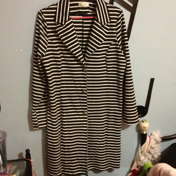 Jackets & Blazers - Long striped jacket/dress
