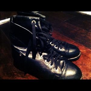 Boots - Black combat boots Boots - Black combat boots