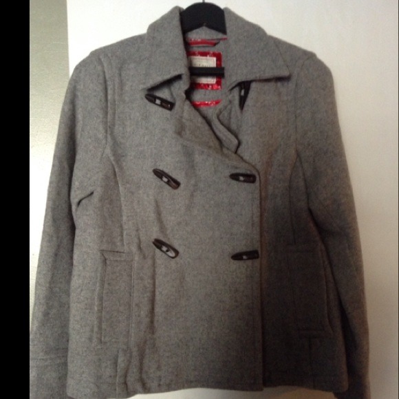Grey wool coat