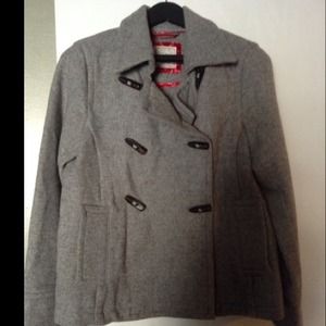 Grey wool coat