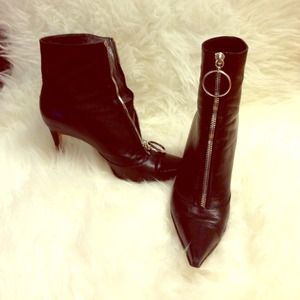 Sergio Rossi boots used black