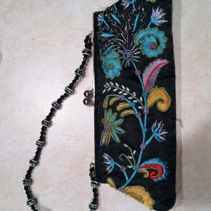 Beaded vintage style clutch!