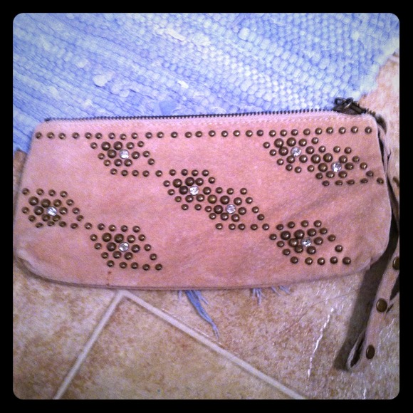 Leather clutch