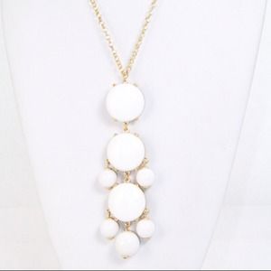 (SOLD OUT) White one strand bubble necklace