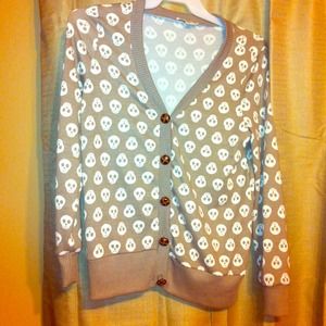 skull cardi