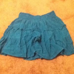 Rue 21 blue Ruffle Skirt