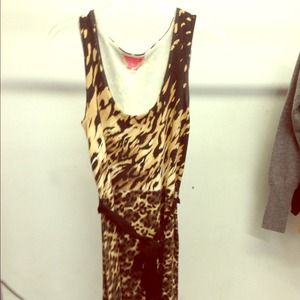 charlotte tarantola leopard dress size XS new