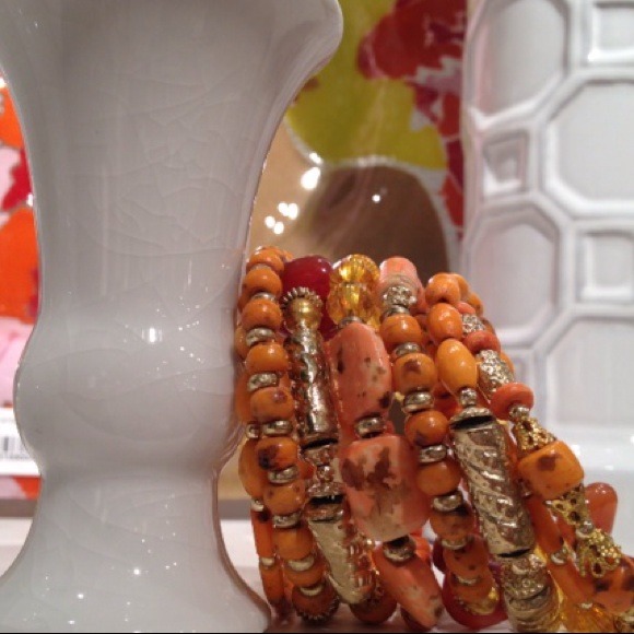 Tangerine orange bracelet