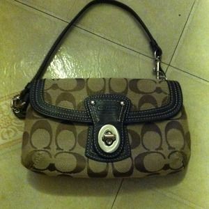 Authentic coach wristlet