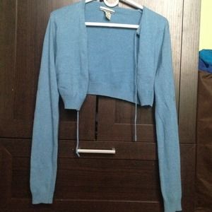 Cashmere crop sweater