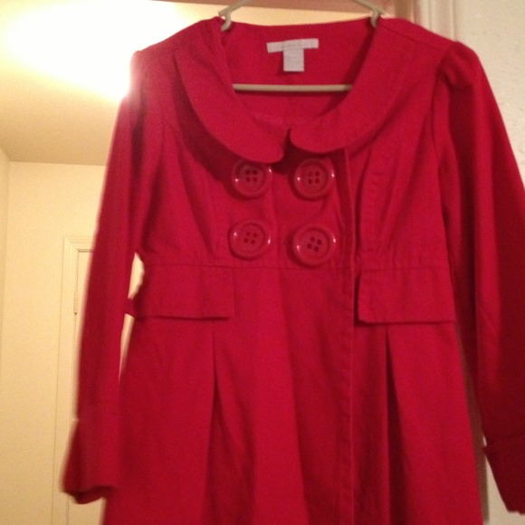 Red Pea Coat