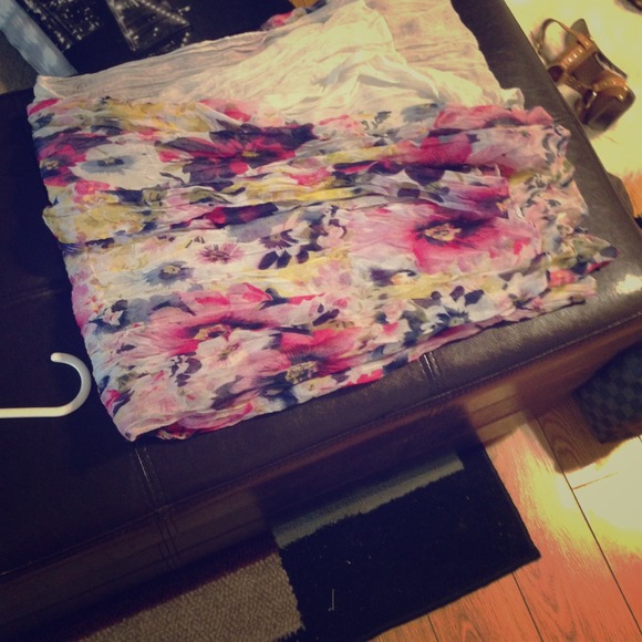 Floral scarf