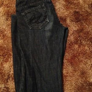 Flared express jeans