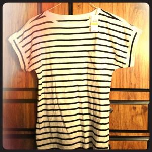 Van Heusen Small navy strip shirt