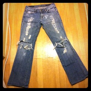 Citizens of humanity destroyed jeans