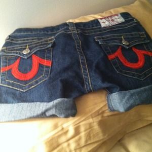 True religion jean shorts