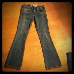 Super low boot cut Levi's