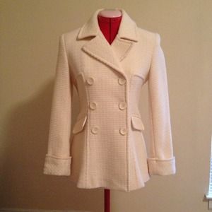 ❌Sold as bundle❌Ivory VictoriasSecret Wool Jacket