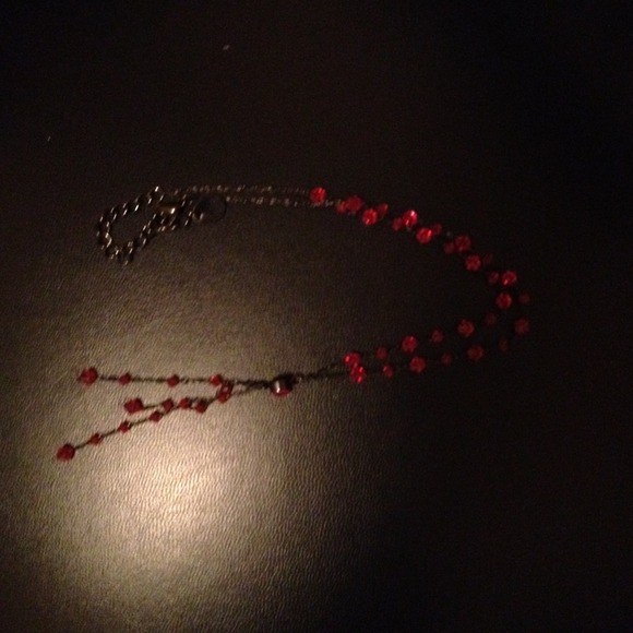 Cute red necklace