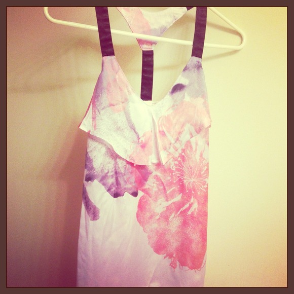 Silky Floral Top