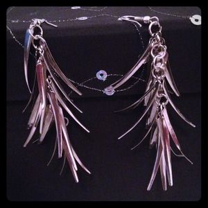 Silver earrings
