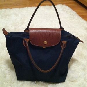 Navy Longchamp small bag REDUCED