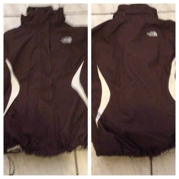 Brown & Beige North Face Jacket