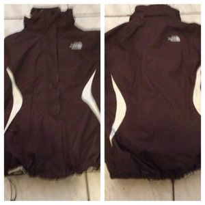 Brown & Beige North Face Jacket