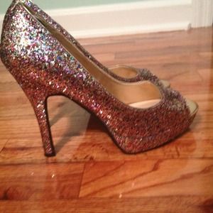 Candies glitter pumps