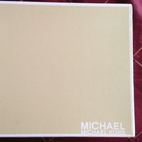 empty Michael Kors shoe box