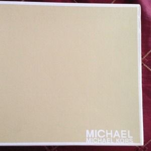 empty Michael Kors shoe box