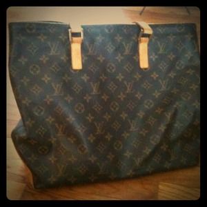 Oversized real Louis Vuitton handbag.
