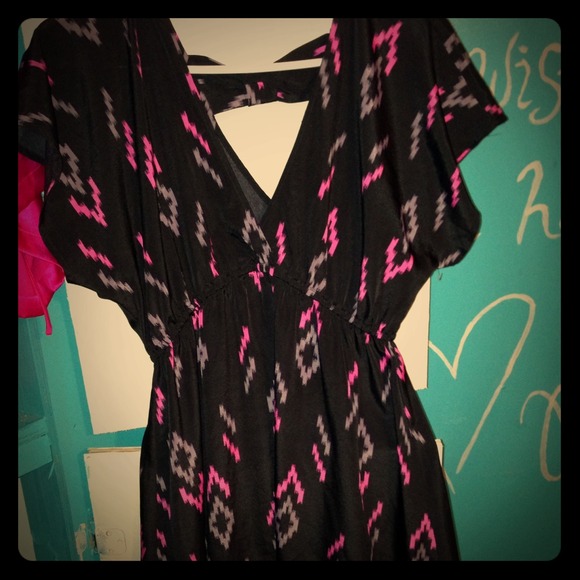Aztec Bow Back Dress.