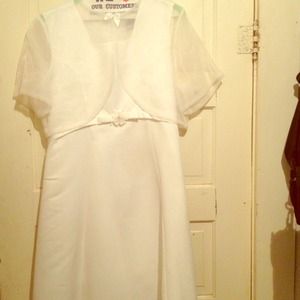 18 1/2 Keepsake flower girl dress .