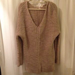 Anthropologie Chain Channel Pullover EUC