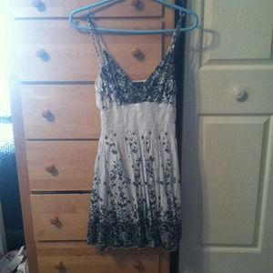 Reserved- Black and white sundress