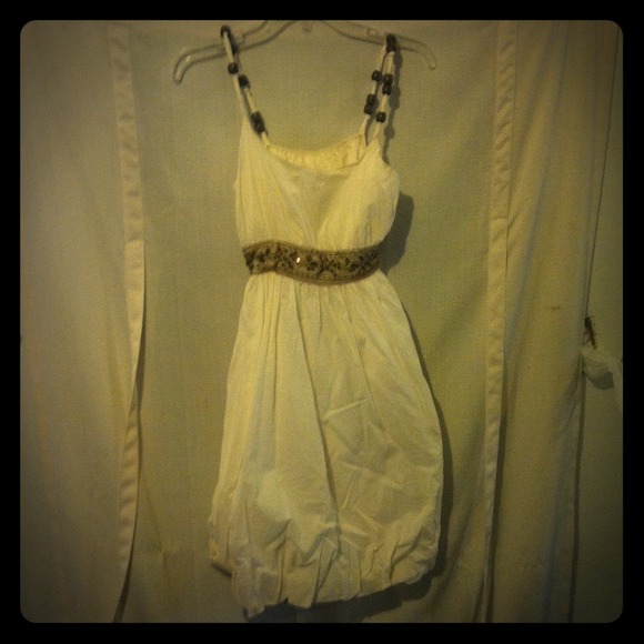 Pretty white cotton dress