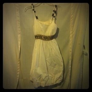 Pretty white cotton dress