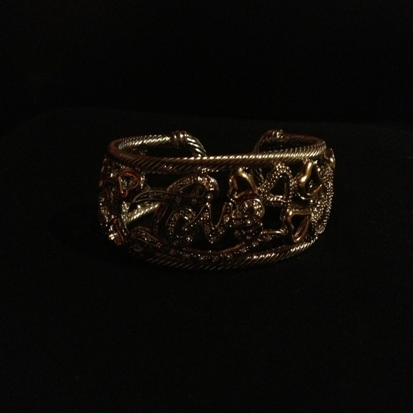 "Love" bracelet with hearts all around it reduced!