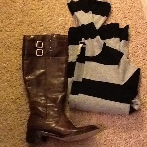 Bundle! Boots and sweater.