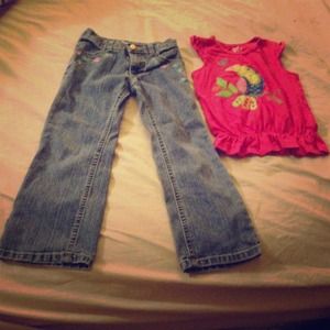 Kids t shirt and jeans