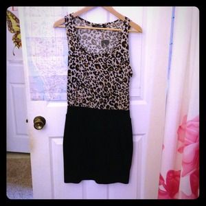 leopard print dress