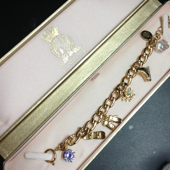 Gold Juicy Winter Charm Bracelet