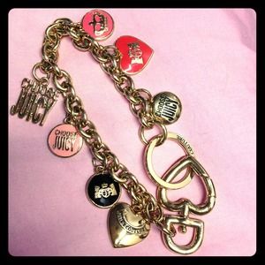 Gold Juicy Couture Keyfob/Purse Charm