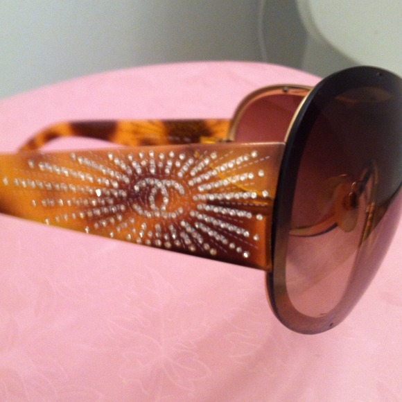 Authentic Chanel sunglasses with case
